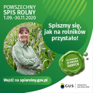 Powszechny Spis rolny - baner