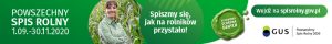 Powszechny Spis rolny - baner